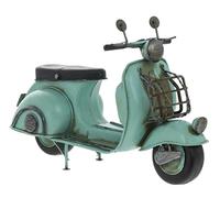Tamersgifts Metal Tin Vintage Collectible Models Classic Transport Cars Scooters Motorbikes Planes Trains Tractors (Blue Scooter)