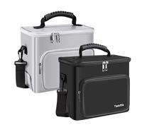 Tamfile Fireproof Lipo Battery Bag With 4200F Heat Insulated Pockets, Explosionproof Safe for Storage, Transport and Charging, 2PCS: Black + Silver