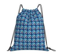 Tamiger Abstract Science Chemistry Illustration 3d Print Lightweight Foldable Drawstring Backpack Outdoor Sports Bag Workout Travel Yoga
