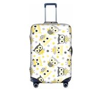 Tamiger Animal Cartoon Owls Cute Print Universal Travel Suitcase Cover Luggage Protector Elastic Lightweight Reusable