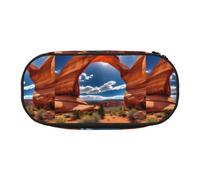 Tamiger Arches National Park-Standard Print Functionality Storage Pencil Bag School Students Boys Girls Everyday Use Practical