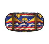 Tamiger Arizona Flag-Standard Print Functionality Storage Pencil Bag School Students Boys Girls Everyday Use Practical