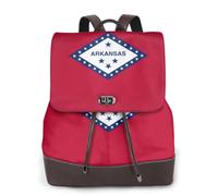 Tamiger Arkansas State Flag Print Stylish Women'S Backpack Versatile Rucksack Daily Travel Bag Work Weekend Getaway