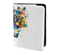 Tamiger Artificial Intelligence Brain Print 5.5in Passport Travel Document Wallet Unisex Gift for Vacations Business Trips