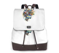Tamiger Artificial Intelligence Brain Print Stylish Women'S Backpack Versatile Rucksack Daily Travel Bag Work Weekend Getaway