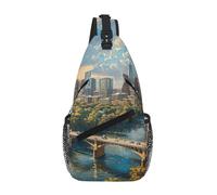 Tamiger Austin Texas Print Cross Chest Bag Diagonal Lightweight Stylish Pouch For Daily Hiking Sling Backpack