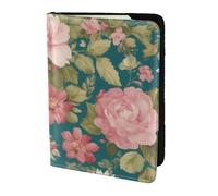 Tamiger Blossom Flower Print 5.5in Passport Travel Document Wallet Unisex Gift for Vacations Business Trips