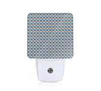 Tamiger Blue Butterfly Print Night Light for Home Decor Bedroom Hallway Bathroom for Nightlight Illumination