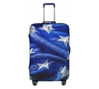 Tamiger Blue Honduras Flag Print Universal Travel Suitcase Cover Luggage Protector Elastic Lightweight Reusable