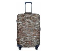 Tamiger Brick Red Stone Print Universal Travel Suitcase Cover Luggage Protector Elastic Lightweight Reusable