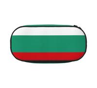 Tamiger Bulgarian Flag Print Functionality Storage Pencil Bag School Students Boys Girls Everyday Use Practical