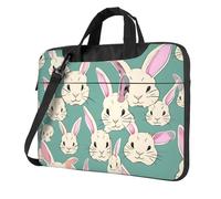 Tamiger Bunny Cute Print Stylish Laptop Bag Portable Notebook Case Business Office Commute Weekend Trips