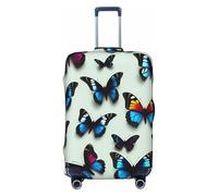 Tamiger Butterfly and Cello Print Stretch Universal Suitcase Cover Luggage Protector Elastic Travel Accessory Storage