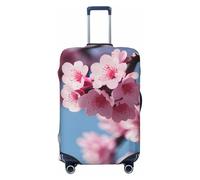 Tamiger Cherry Blossoms Print Stretch Universal Suitcase Cover Luggage Protector Elastic Travel Accessory Storage