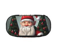 Tamiger Christmas Traditional Gnome Print Functionality Storage Pencil Bag School Students Boys Girls Everyday Use Practical