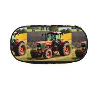 Tamiger Company Farm Tractors Print Functionality Storage Pencil Bag School Students Boys Girls Everyday Use Practical