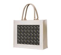 Tamiger Damask Pattern Print Large Tote Bag Women Men Reusable Lightweight Comfortable Shopping Beach Travel