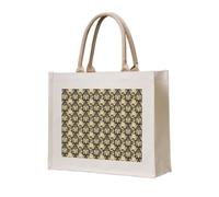 Tamiger Damask Pattern Print Large Tote Bag Women Men Reusable Lightweight Comfortable Shopping Beach Travel