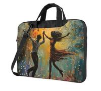 Tamiger Dance With Music Print Stylish Laptop Bag Portable Notebook Case Business Office Commute Weekend Trips