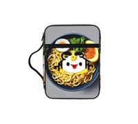 Tamiger Egg Cup Noodle Ramen Print Bible Storage Bag Scripture Holder Religious Organizer Christian Gift Accessory