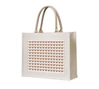 Tamiger Embroidery Colorful Butterfly Print Large Tote Bag Women Men Reusable Lightweight Comfortable Shopping Beach Travel