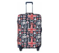 Tamiger England Symbols Print Elastic Washable Baggage Protector Universal Suitcase Cover Travel Luggage Cover