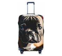 Tamiger French Bulldog Print Stretch Universal Suitcase Cover Luggage Protector Elastic Travel Accessory Storage