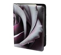 Tamiger Gothic Rose Flower Print 5.5in Passport Travel Document Wallet Unisex Gift for Vacations Business Trips