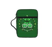 Tamiger Happy St. Patrick's Day Print Bible Storage Bag Scripture Holder Religious Organizer Christian Gift Accessory