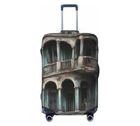 Tamiger Haunted Mansions Print Stretch Universal Suitcase Cover Luggage Protector Elastic Travel Accessory Storage