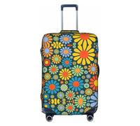 Tamiger Hippie Pattern Print Universal Travel Suitcase Cover Luggage Protector Elastic Lightweight Reusable