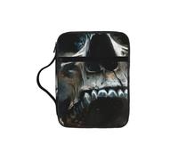 Tamiger Horror Ghost Skull Print Bible Storage Bag Scripture Holder Religious Organizer Christian Gift Accessory
