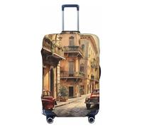Tamiger Italian Street Print Elastic Washable Baggage Protector Universal Suitcase Cover Travel Luggage Cover