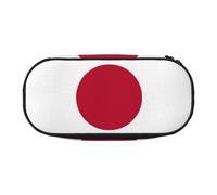 Tamiger Japanese Flag Print Functionality Storage Pencil Bag School Students Boys Girls Everyday Use Practical