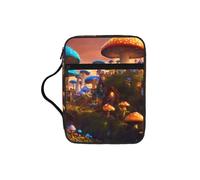 Tamiger Magic Mushroom Print Bible Storage Bag Scripture Holder Religious Organizer Christian Gift Accessory