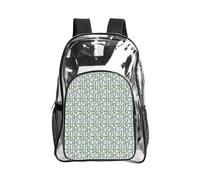 Tamiger many Bunny cute Print Clear Backpack Transparent Bag for Hiking Outdoor Gym Campus Commute Daily Use