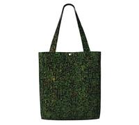 Tamiger Math Formula Print Canvas Shoulder Bag Large Capacity Tote Shopping Travel Everyday Casual Handbags