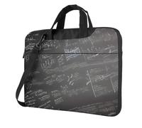 Tamiger Math Symbols Pattern Print Stylish Laptop Bag Portable Notebook Case Business Office Commute Weekend Trips