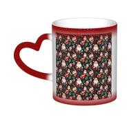 Tamiger Merry Christmas Print Starry Sky Color Changing Mug Ceramic Coffee Mug Home Office Daily Use Accessory