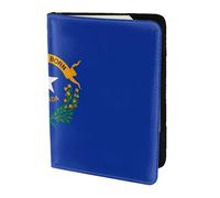 Tamiger Nevada State Flag Print 5.5in Passport Travel Document Wallet Unisex Gift for Vacations Business Trips