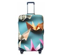 Tamiger Origami Paper Crane Print Elastic Washable Baggage Protector Universal Suitcase Cover Travel Luggage Cover
