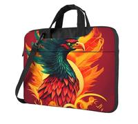 Tamiger Phoenix Print Stylish Laptop Bag Portable Notebook Case Business Office Commute Weekend Trips