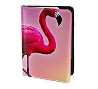 Tamiger Pink Flamingo Pattern Print 5.5in Passport Travel Document Wallet Unisex Gift for Vacations Business Trips