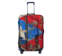 Tamiger Puerto rico Wallpaper Flag Print Elastic Washable Baggage Protector Universal Suitcase Cover Travel Luggage Cover