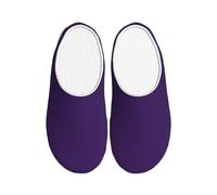 Tamiger Purple Peacock pattern Print Thoughtful Slippers for Women Men Indoor Outdoor with Cute shoes Breathable wear