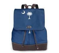Tamiger South Carolina Flag Print Stylish Women'S Backpack Versatile Rucksack Daily Travel Bag Work Weekend Getaway