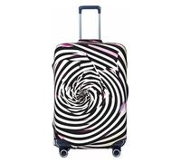 Tamiger Spiral Optical Illusion GIF Print Stretch Universal Suitcase Cover Luggage Protector Elastic Travel Accessory Storage