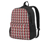 Tamiger Telephone Booth Print Large Capacity Unisex Bag Water-Resistant Lightweight Outdoor Weekend Getaways