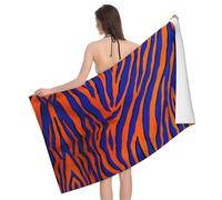 Tamiger Tiger Stripe Print Bay beach towel Oversized Bath Towel 52x32 in Highly Absorbent Quick Dry Soft