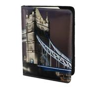 Tamiger Tower Bridge in London Print 5.5in Passport Travel Document Wallet Unisex Gift for Vacations Business Trips